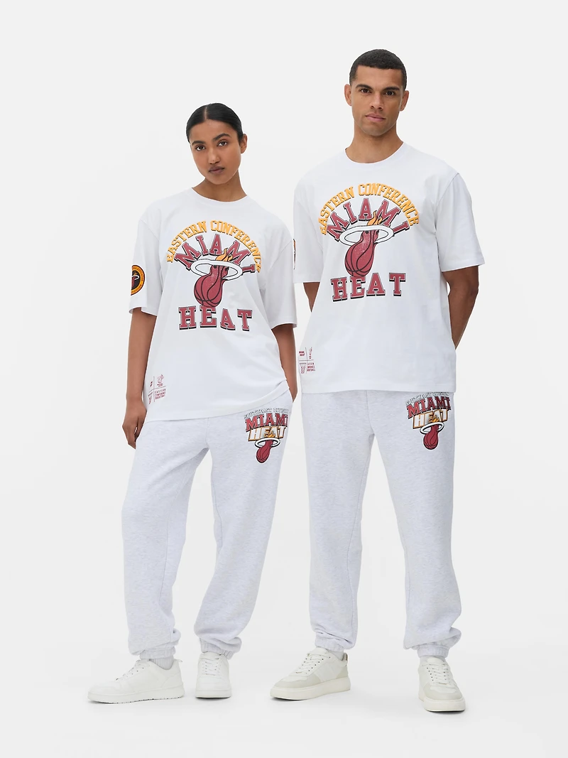 Women's Ivory NBA Miami Heat T-Shirt