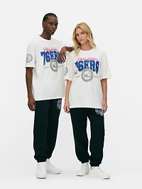 Men's;Women's;Unisex Ivory NBA Philadelphia 76ers T-Shirt