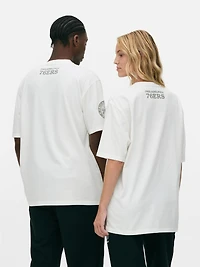 Men's;Women's;Unisex Ivory NBA Philadelphia 76ers T-Shirt