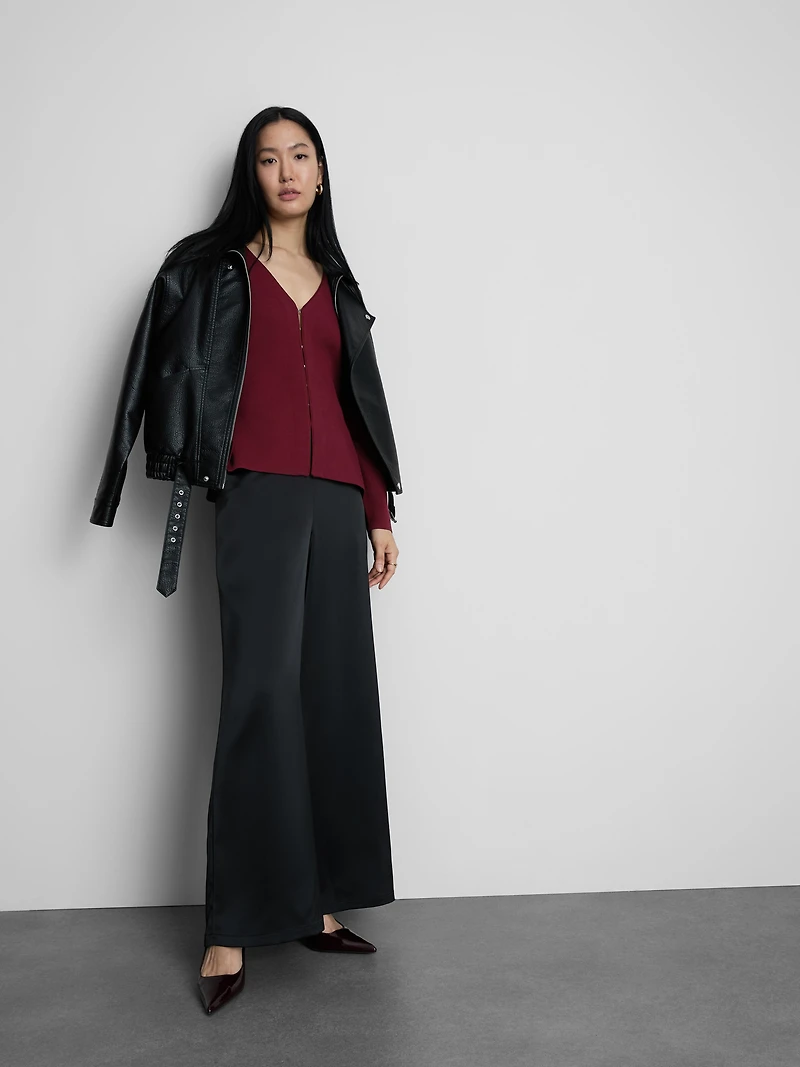 Sculpted V-Neck Cardigan