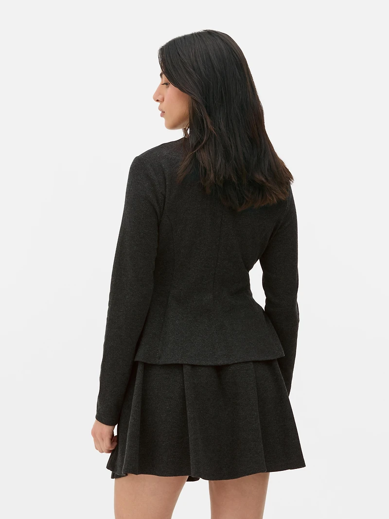 Long Sleeve Peplum Top