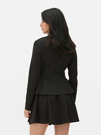 Long Sleeve Peplum Top