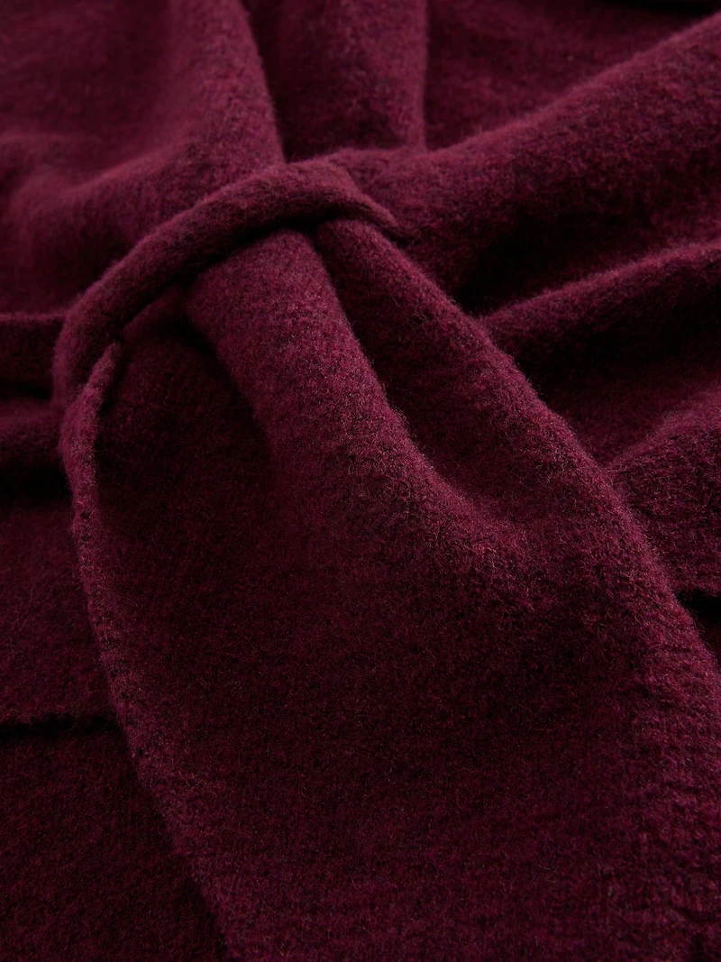 Knitted Triangle Scarf