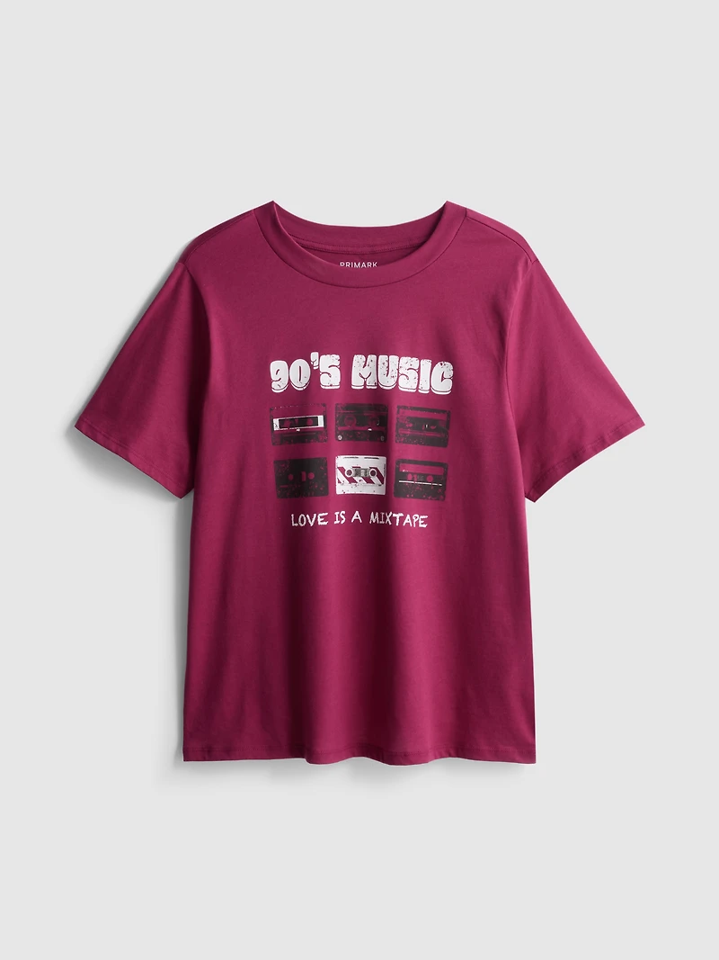 Cotton Short Sleeve Graphic Tee