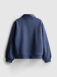 7-15yrs | Half-Zip High-Neck Sweatshirt