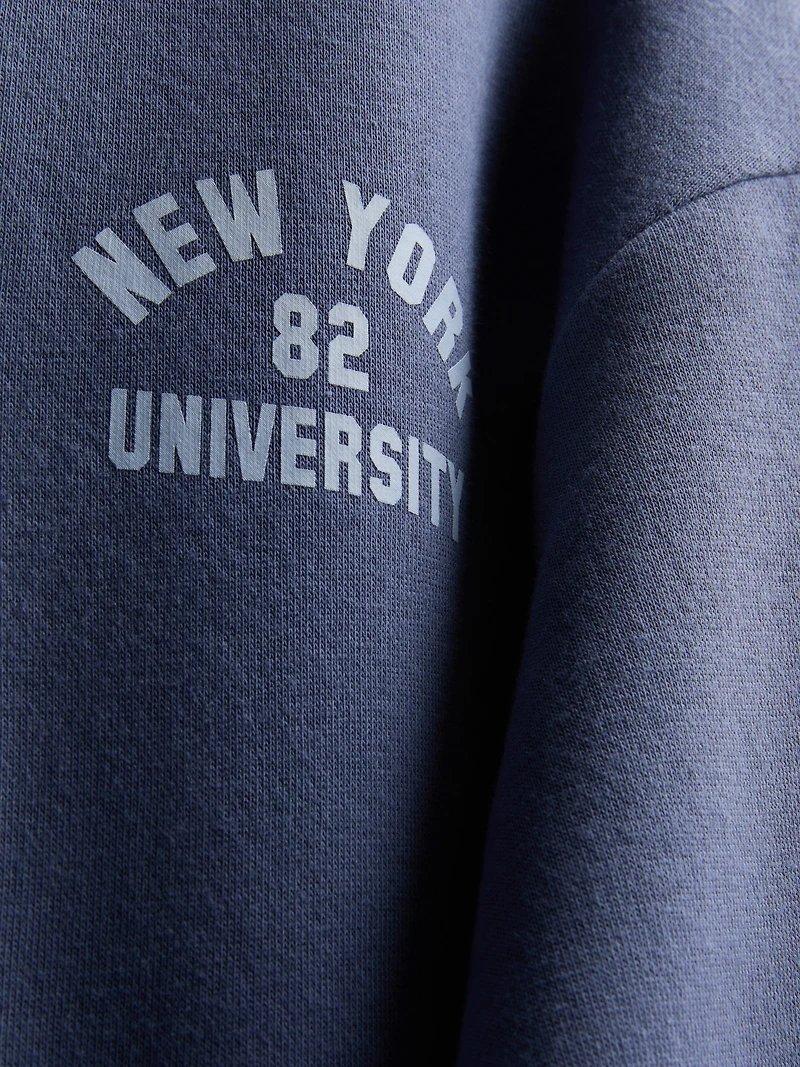 7-15yrs | Half-Zip High-Neck Sweatshirt