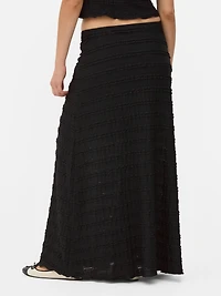 Sheer Lace Maxi Skirt