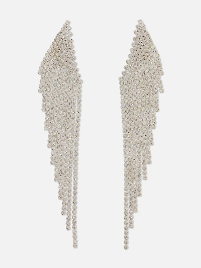 Rhinestone Waterfall Drop Earrings