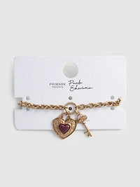 Paula Echevarría Heart Pendant Bracelet