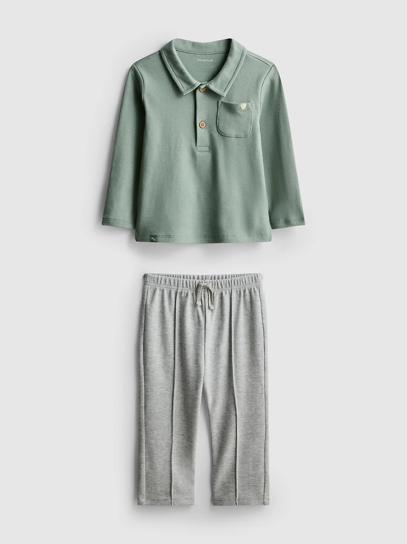 0-36mths | Polo Shirt and Joggers Set