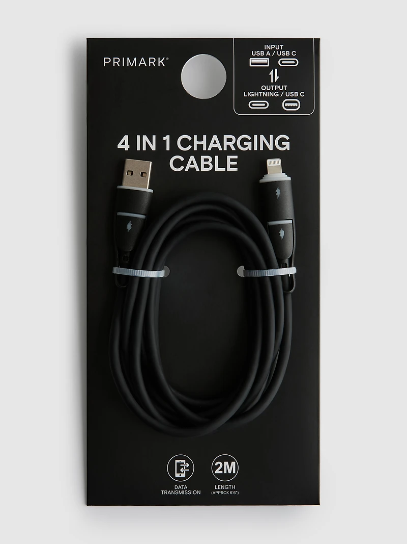 4-in-1 Split Charging Cable