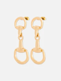 Snaffle Drop Earrings