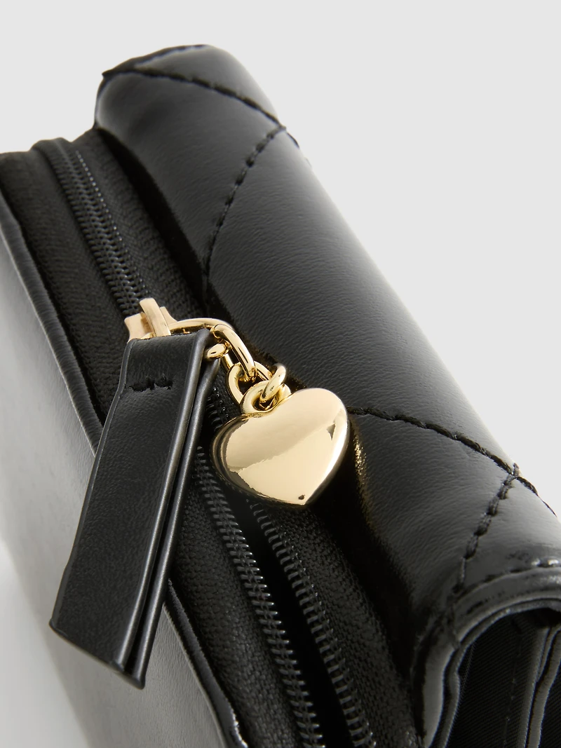 Medium Quilted Charm Wallet