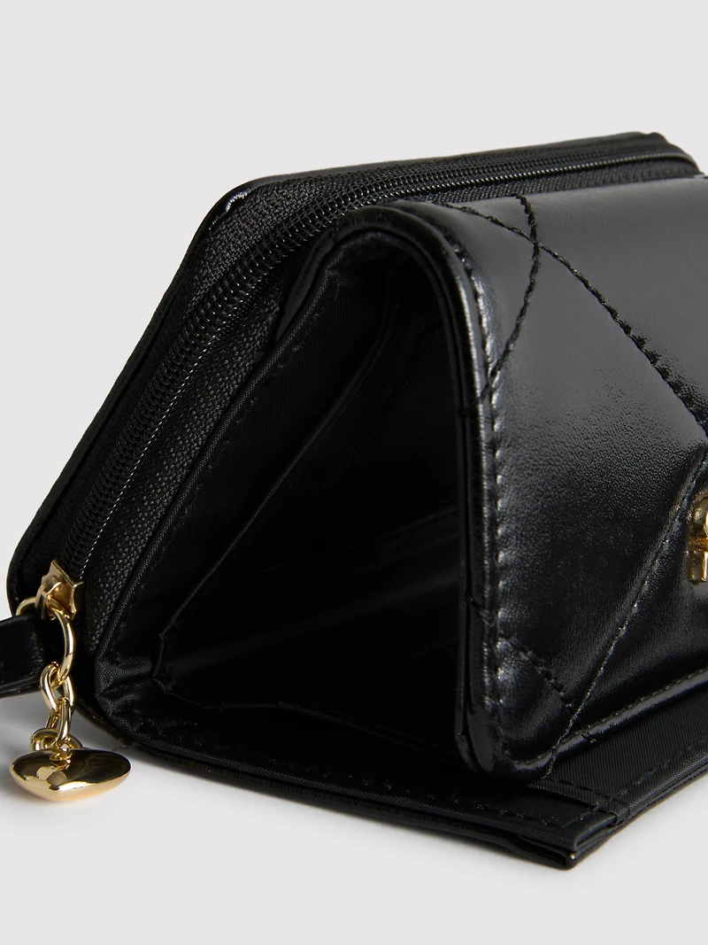 Medium Quilted Charm Wallet