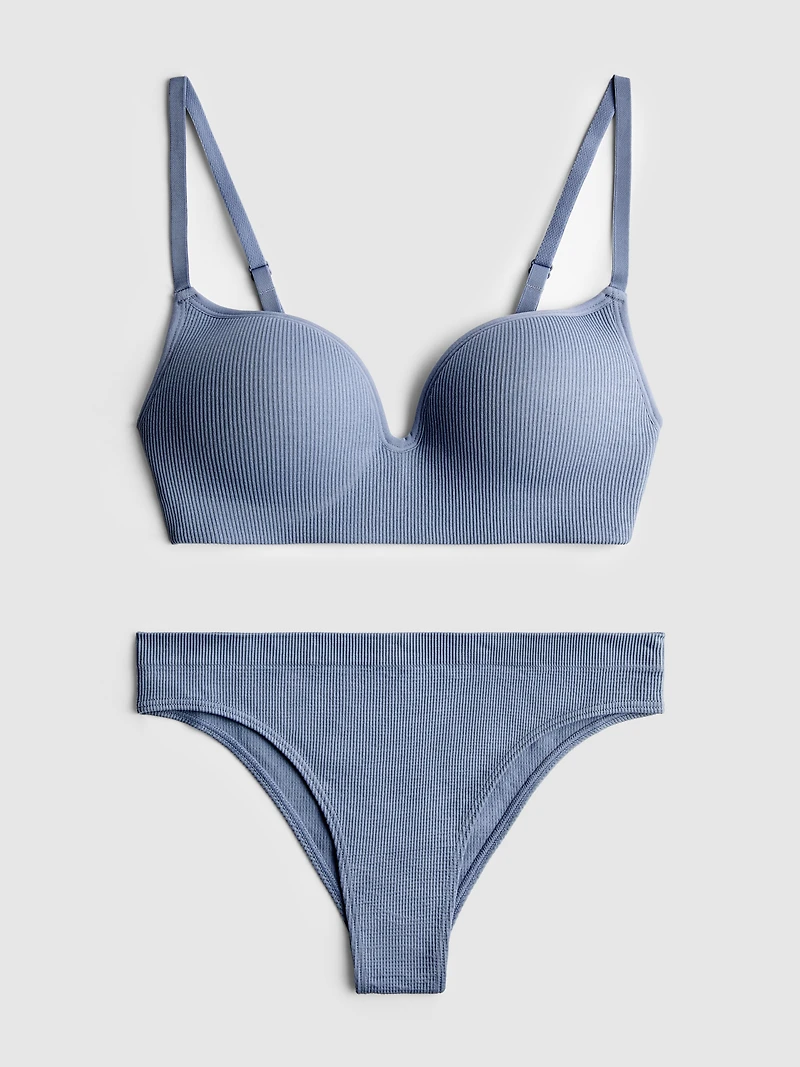 Seamless Padded Underwear Set