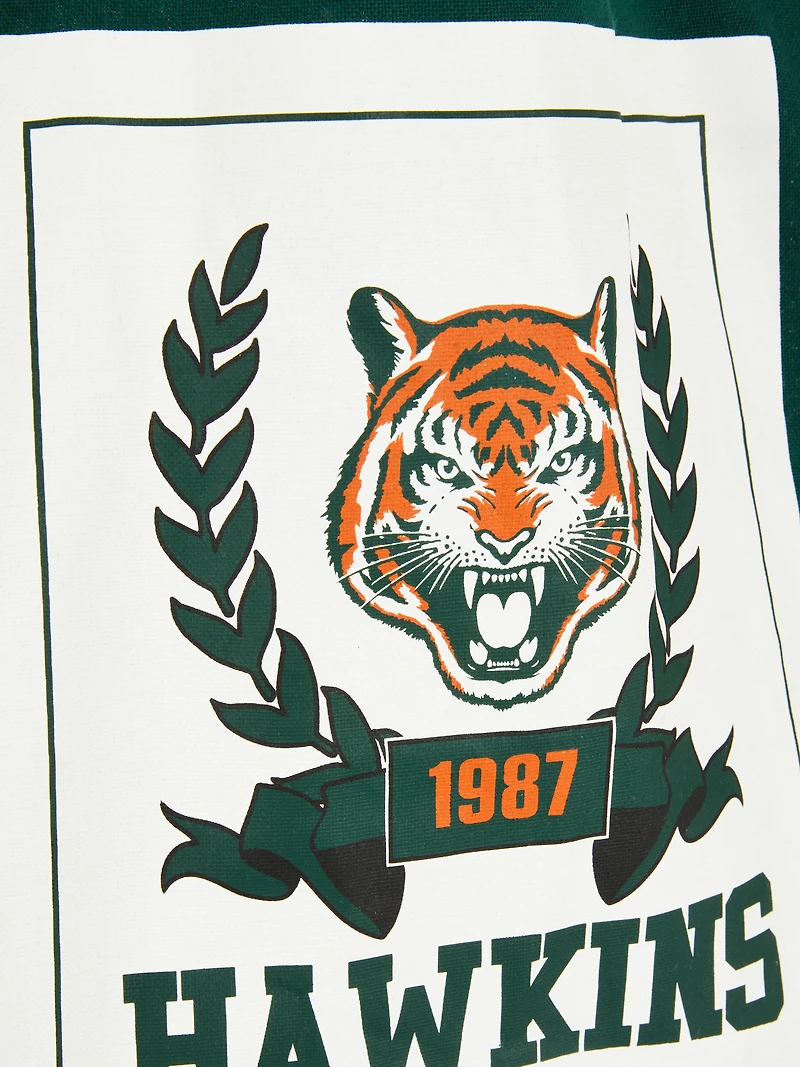 Stranger Things Hawkins Tigers Canvas Bag