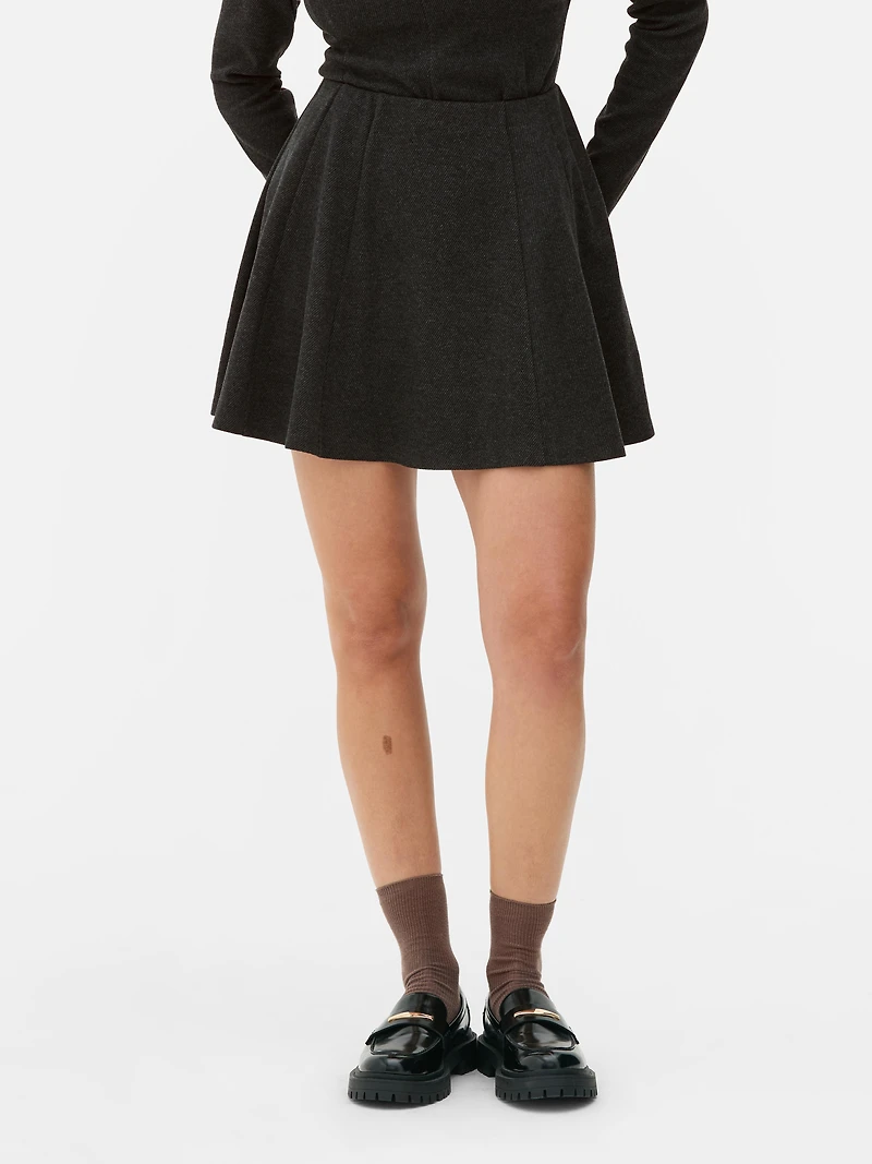 Flared Mini Skirt