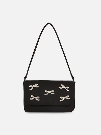 Flap Over Bow Shoulder Bag