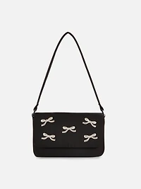 Flap Over Bow Shoulder Bag