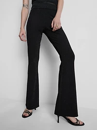 Sparkly Knitted Flare Pants