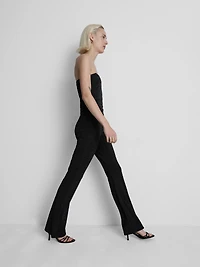 Sparkly Knitted Flare Pants