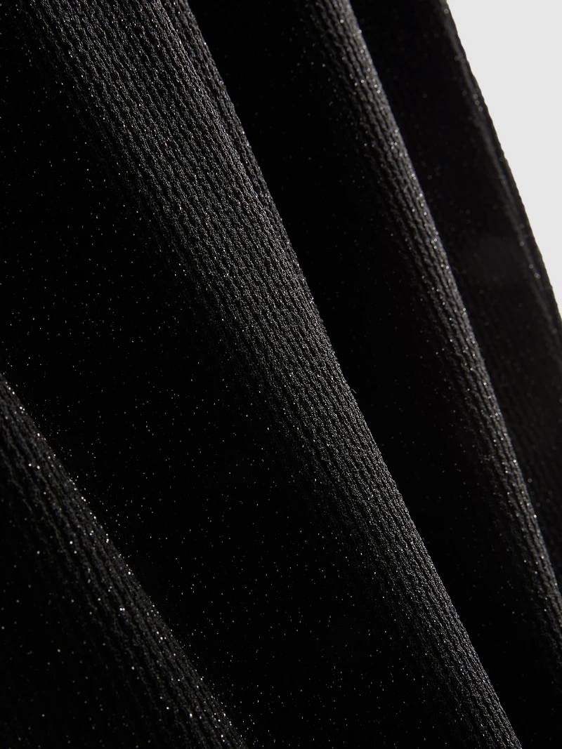 Sparkly Knitted Flare Pants