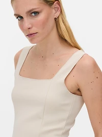 Square Neck Peplum Top