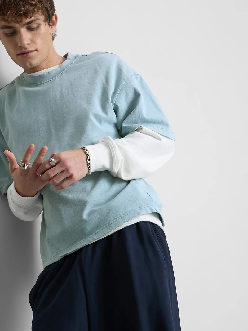 Short Sleeved Washed T-Shirt