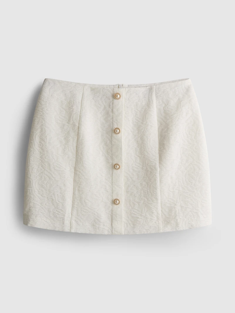 Jacquard Mini Skirt