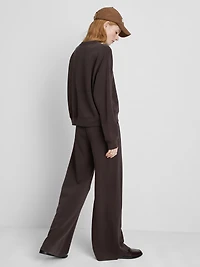 Crew Neck Cupro Sweatshirt