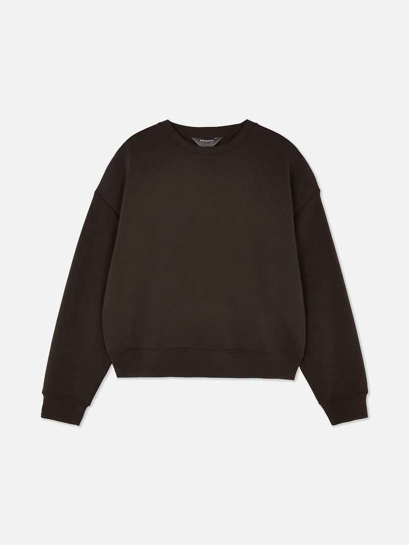 Crew Neck Cupro Sweatshirt