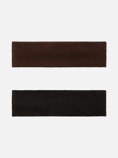 2pk Crinkle Headbands
