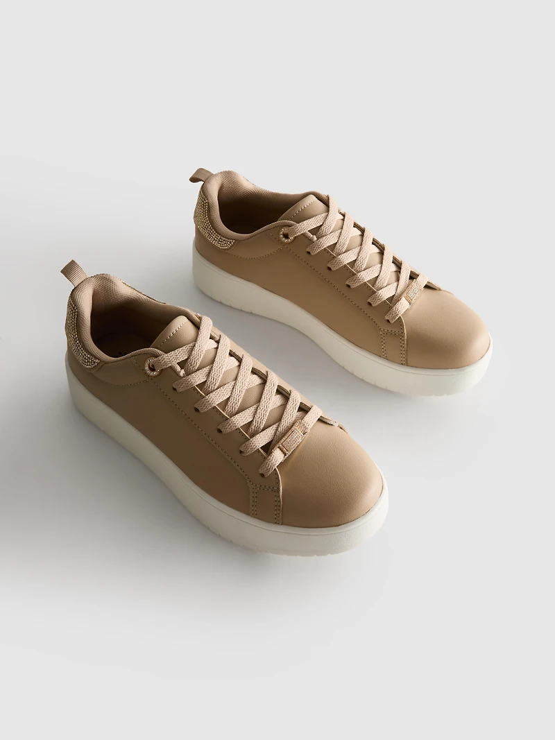 Diamanté Low-Top Sneakers
