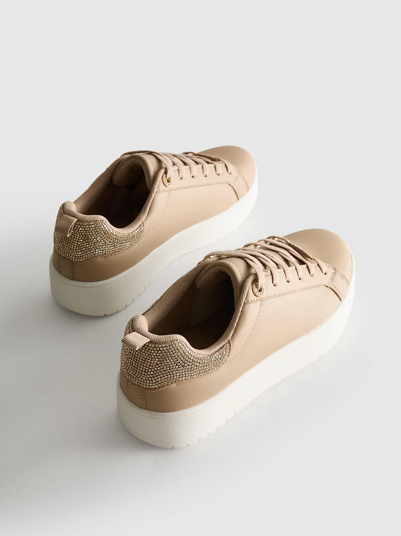 Diamanté Low-Top Sneakers