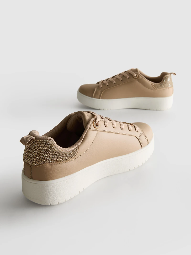 Diamanté Low-Top Sneakers