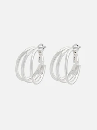 The Edit Triple-Hoop Earrings