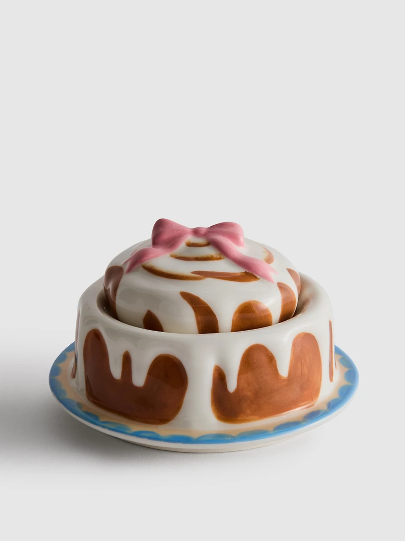 Cinnamon Roll Lidded Candle