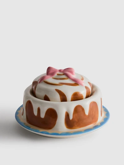 Cinnamon Roll Lidded Candle