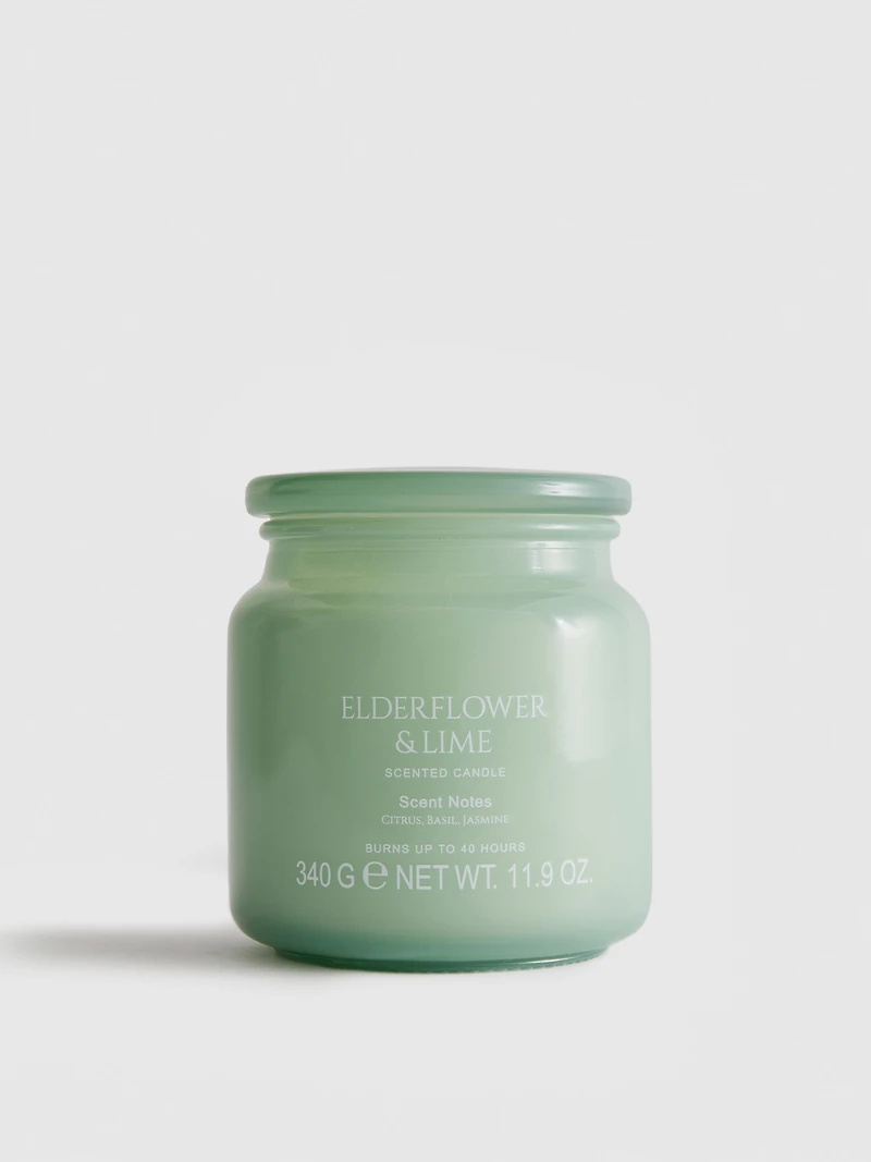 Large Scented Candle In Lidded Jar