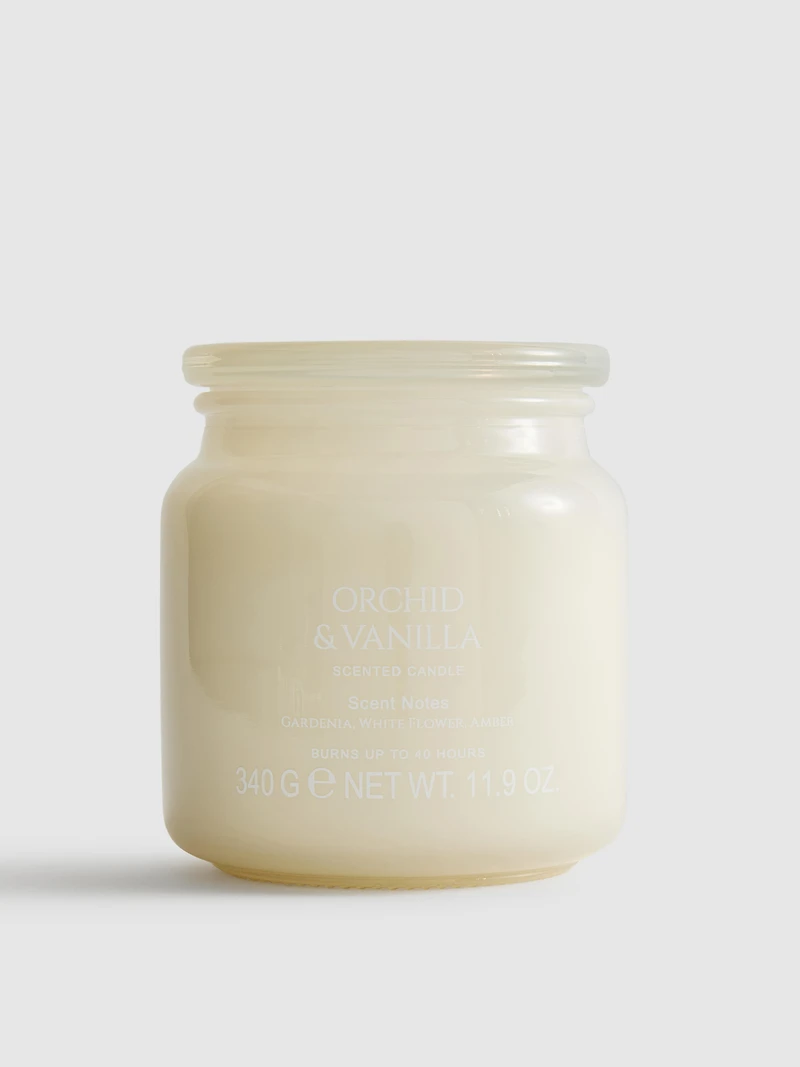 Large Scented Candle In Lidded Jar