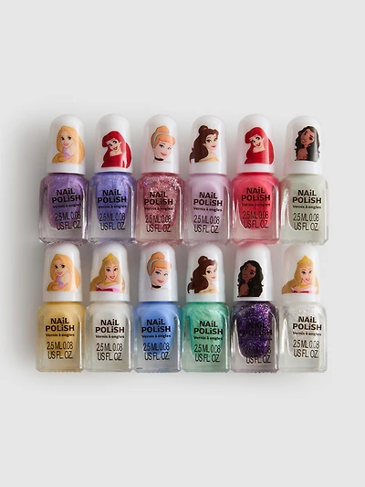 12-Pack PS... Mini Disney Princesses Nail Polishes
