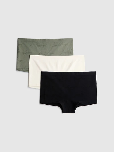 3pk Love To Lounge Boy Shorts