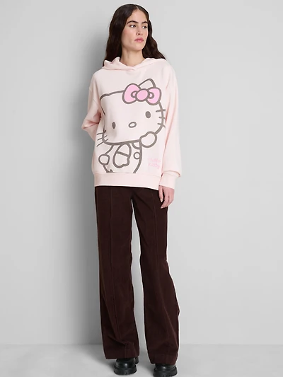 Hello Kitty Cotton-Blend Graphic Hoodie