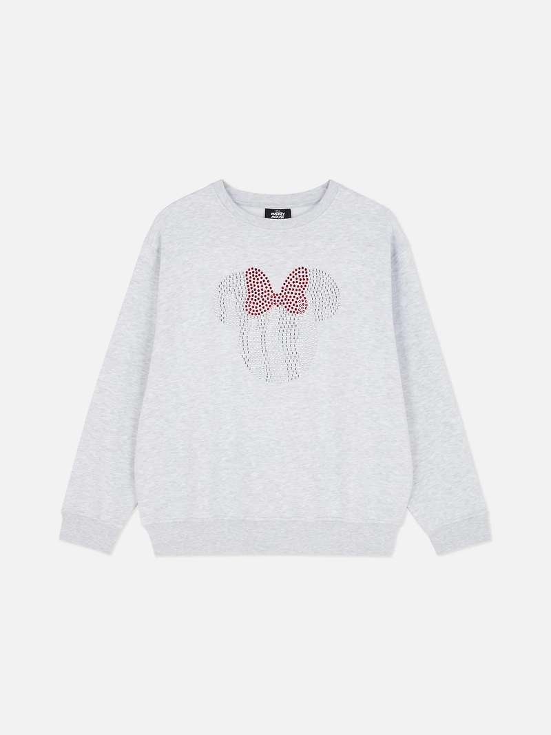 Disney's Minnie Mouse Rhinestone Sweatshirt