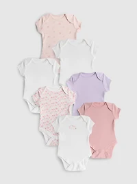 0-36mths | 7pk Short-Sleeve Onesies