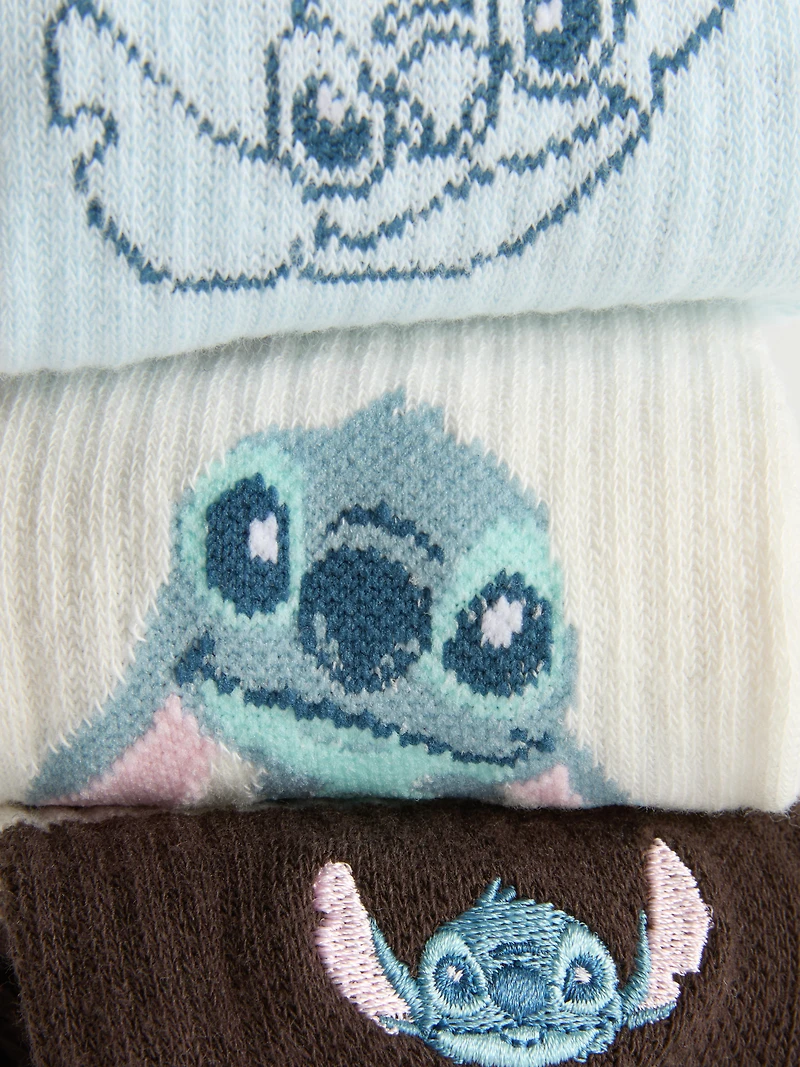 3pk Disney's Stitch Crew Socks