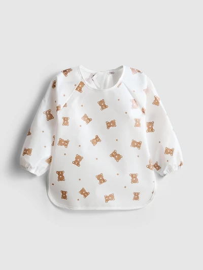 Bear Graphic Coverall Bib