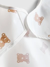 Bear Graphic Coverall Bib