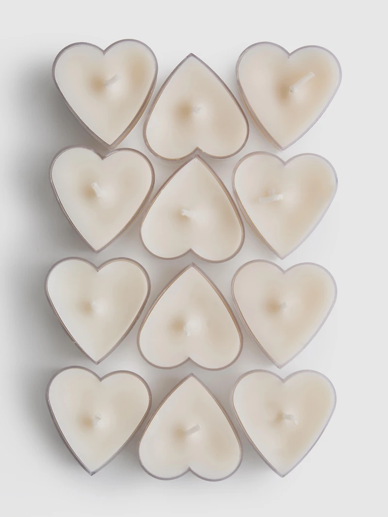 Heart-Shaped Scented Tealights