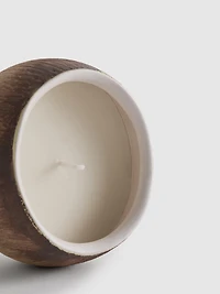Scented Candle In Coconut Container